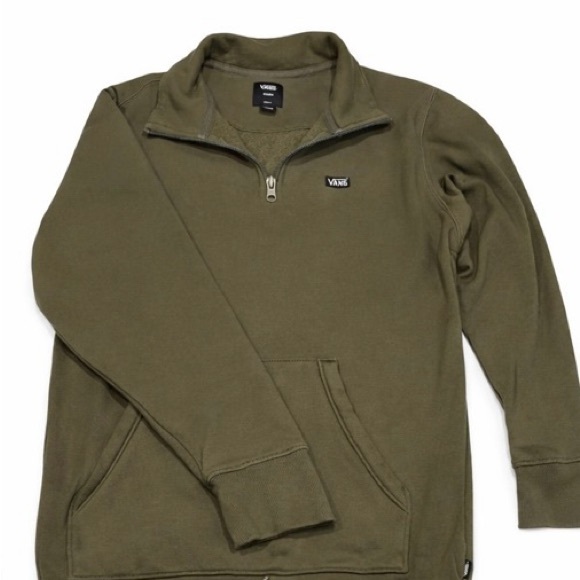 Vintage Vans Versa Men's Olive Green Sweater - Picture 2 of 2